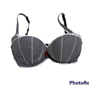 Agent Provocateur Gingham Plaid Bra UK36E